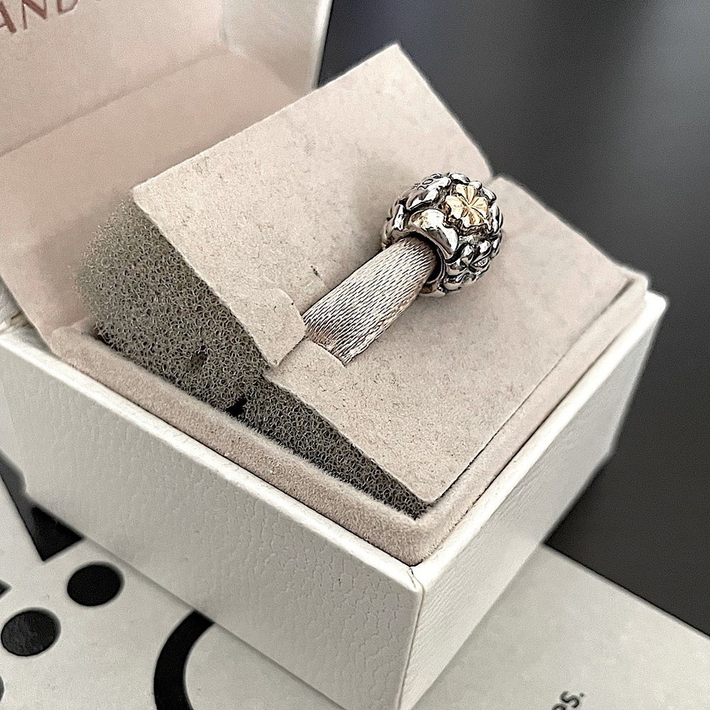 Pandora 14k silver 20th anniversary charm - Picture 4 of 5